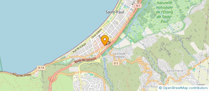 localisation de l'entreprise SOCIETE D'EXPLOITATION DES LIBRE-SERVICES LAO-OUINE ET FAMILLE  SAINT-PAUL