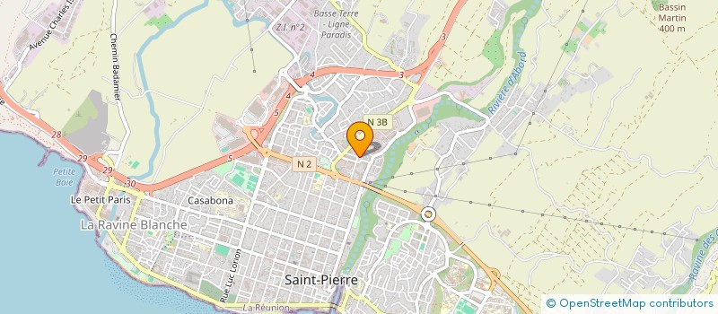 localisation de l'entreprise SOCIETE D'EXPLOITATION DES MAGASINS CARDAMONE à SAINT-PIERRE