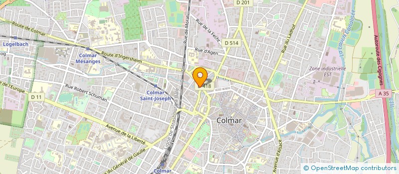 localisation de l'entreprise SOCIETE D'EXPLOITATION DES MAISONS PETER à COLMAR
