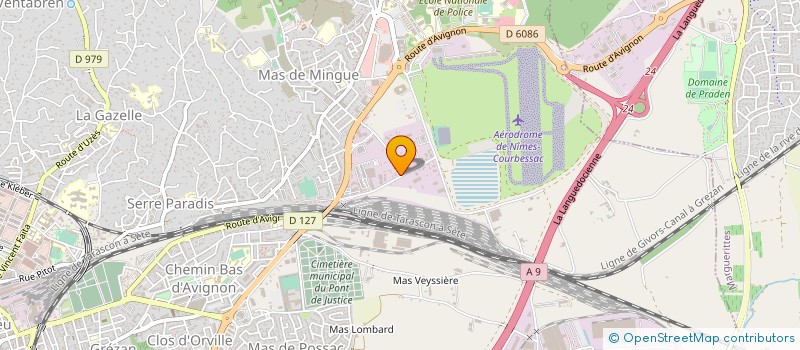 localisation de l'entreprise SOCIETE D'EXPLOITATION DES MATERIAUX ISOLANTS - S.E.M.I. à NIMES