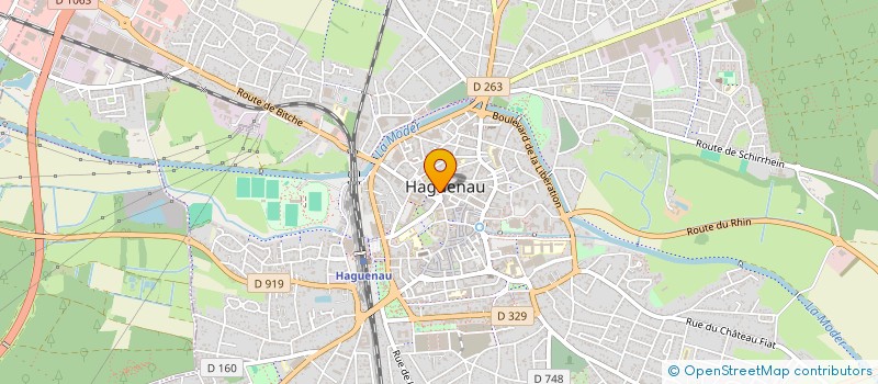 localisation de l'entreprise SOCIETE D'EXPLOITATION DES POMPES FUNEBRES MISCHLER à HAGUENAU