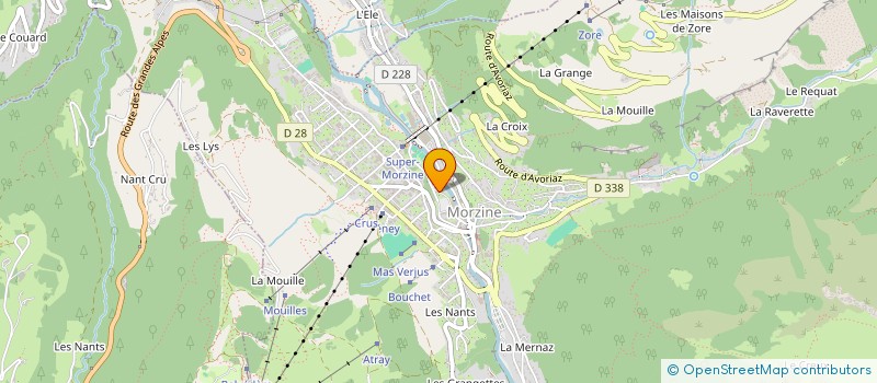 localisation de l'entreprise SOCIETE D'EXPLOITATION DES REMONTEES MECANIQUES DE MORZINE AVORIAZ à MORZINE
