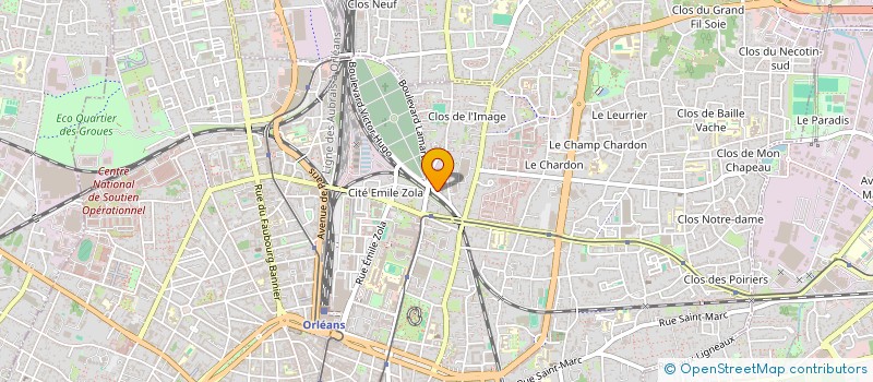 localisation de l'entreprise SOCIETE D'EXPLOITATION DES RESEAUX D'ASSAINISSEMENT (SERA SAS)  ORLEANS