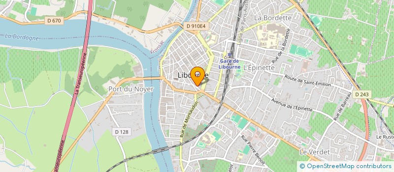 localisation de l'entreprise SOCIETE D'EXPLOITATION DES SERVICES DE COMMUNICATION à LIBOURNE