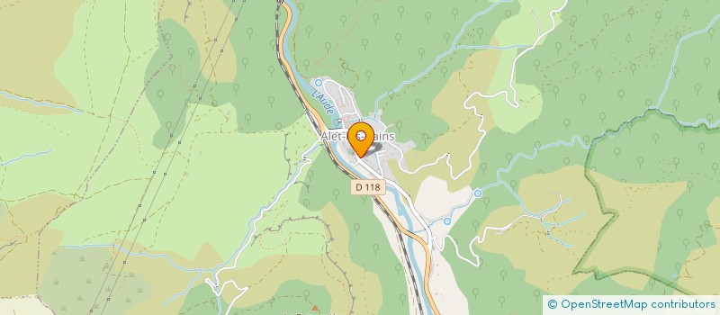 localisation de l'entreprise SOCIETE D'EXPLOITATION DES SOURCES D'ALET à ALET-LES-BAINS