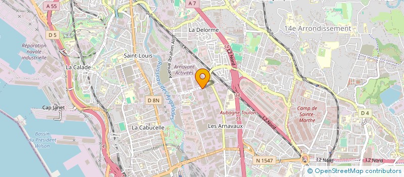 localisation de l'entreprise SOCIETE D EXPLOITATION DES TRANSPORTS GILBERT MEILLEURAT à MARSEILLE