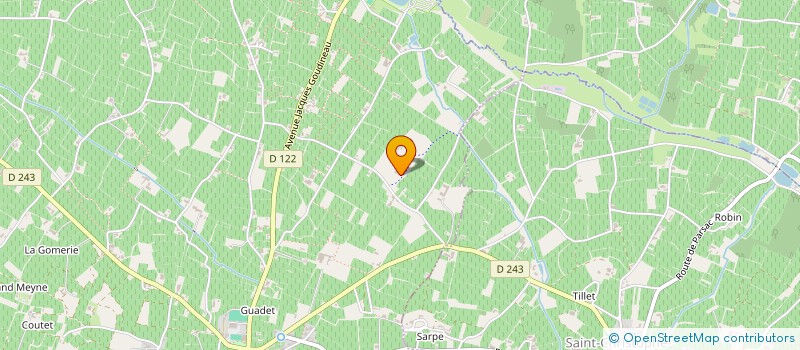 localisation de l'entreprise SOCIETE D EXPLOITATION DES VIGNOBLES DASSAULT à SAINT-EMILION