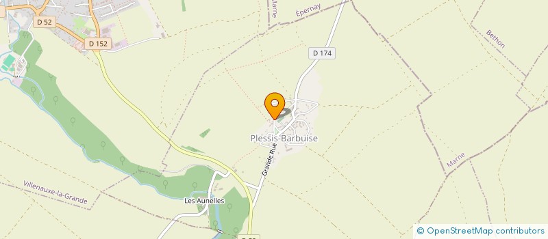 localisation de l'entreprise SOCIETE D'EXPLOITATION DES VIGNOBLES DE BETHON ET VILLENAUXE à PLESSIS-BARBUISE
