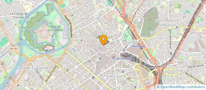 localisation de l'entreprise SOCIETE D'EXPLOITATION DU 22 RUE GRANDE CHAUSSEE à LILLE