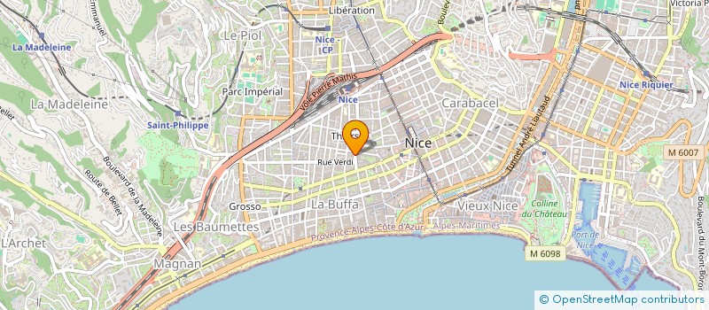 localisation de l'entreprise SOCIETE D'EXPLOITATION DU BAR LE MOZART  NICE