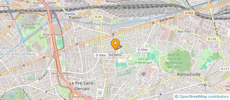 localisation de l'entreprise SOCIETE D'EXPLOITATION DU BIBERON REMOND à PANTIN