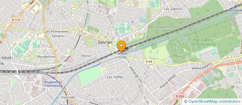 localisation de l'entreprise SOCIETE D'EXPLOITATION DU CAFE DE GARE à SEVRAN