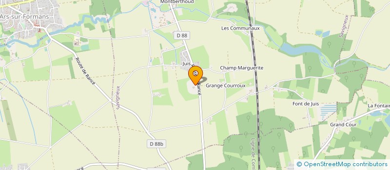 localisation de l'entreprise SOCIETE D'EXPLOITATION DU CHATEAU DE JUIS à SAVIGNEUX