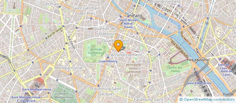 localisation de l'entreprise SOCIETE D'EXPLOITATION DU CINEMA DU PANTHEON à PARIS
