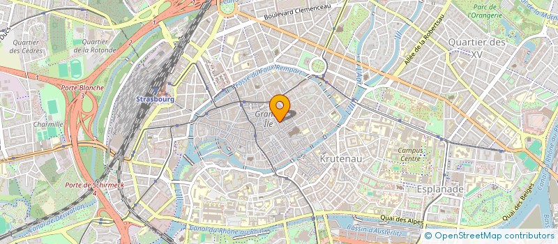 localisation de l'entreprise SOCIETE D'EXPLOITATION DU DEBIT DE VINS AU CLOU  STRASBOURG