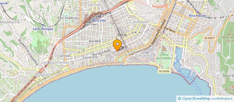 localisation de l'entreprise SOCIETE D EXPLOITATION DU FONDS DE COMMERCE ROBY à NICE