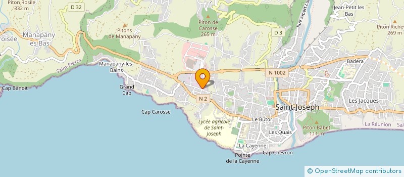 localisation de l'entreprise SOCIETE D EXPLOITATION DU GARAGE DES REMPARTS à SAINT-JOSEPH