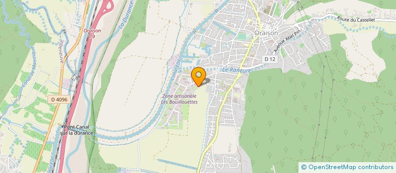 localisation de l'entreprise SOCIETE D'EXPLOITATION DU GARAGE GIRARD à ORAISON