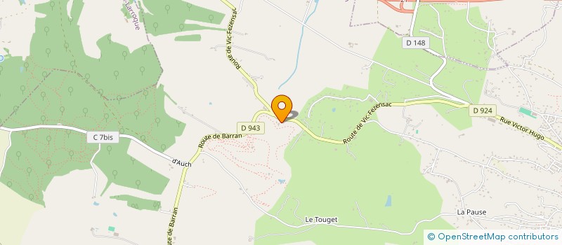 localisation de l'entreprise SOCIETE D'EXPLOITATION DU GOLF D'EMBATS  AUCH