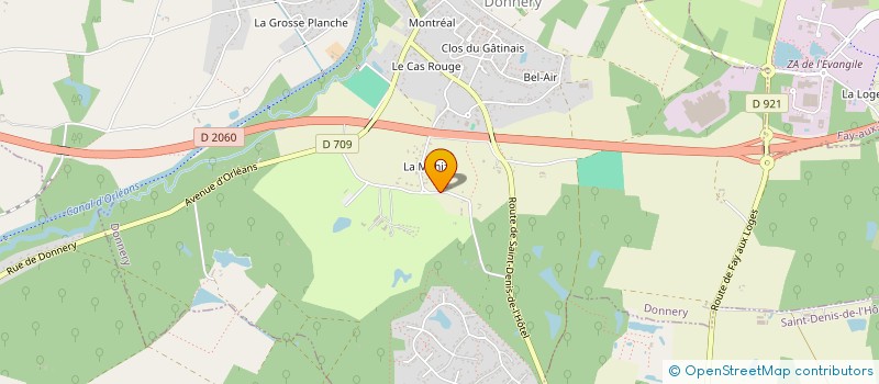 localisation de l'entreprise SOCIETE D'EXPLOITATION DU GOLF D'ORLEANS - DONNERY (S.E.G.O.D.) à DONNERY
