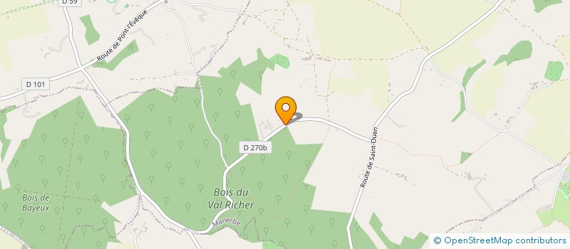 localisation de l'entreprise SOCIETE D'EXPLOITATION DU MANOIR DU CLOS à MANERBE