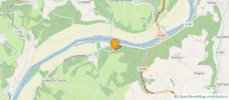 localisation de l'entreprise SOCIETE D'EXPLOITATION DU MURIER DE VIELS  CAUSSE-ET-DIEGE