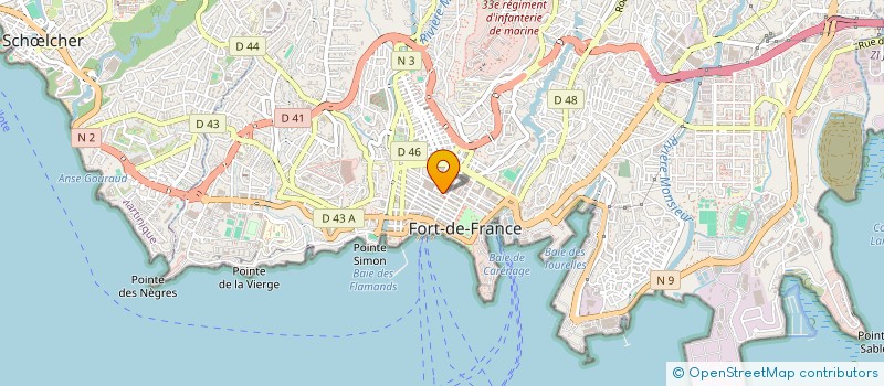 localisation de l'entreprise SOCIETE D'EXPLOITATION DU NAVIRE HERMES à FORT-DE-FRANCE