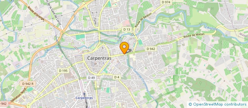 localisation de l'entreprise SOCIETE D'EXPLOITATION DU PALAIS DE LA CUISINE à CARPENTRAS