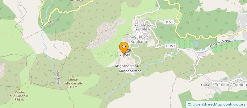 localisation de l'entreprise SOCIETE D'EXPLOITATION DU PALAZZU NICROSI à ROGLIANO