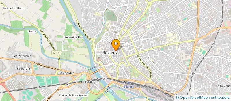 localisation de l'entreprise SOCIETE D'EXPLOITATION DU PARC EOLIEN LUDMILA 2  BEZIERS