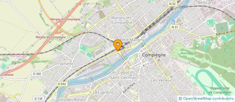 localisation de l'entreprise SOCIETE D'EXPLOITATION DU PARC EOLIEN PAPAYE  MARGNY-LES-COMPIEGNE