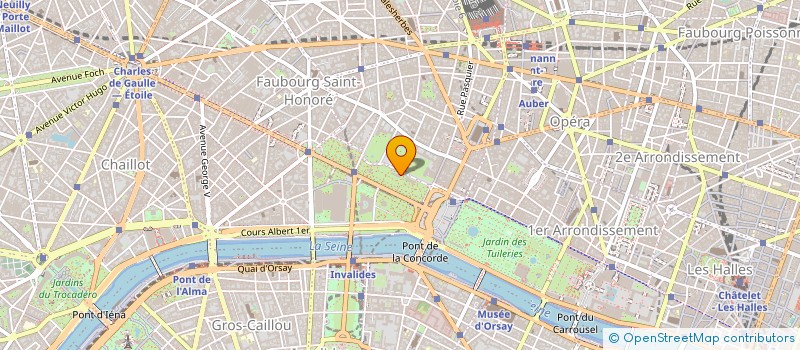 localisation de l'entreprise SOCIETE D'EXPLOITATION DU PAVILLON GABRIEL  PARIS