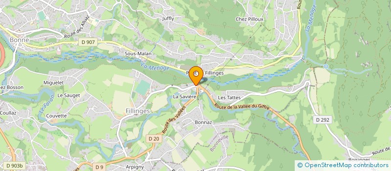 localisation de l'entreprise SOCIETE D'EXPLOITATION DU PETIT SAVOYARD à FILLINGES