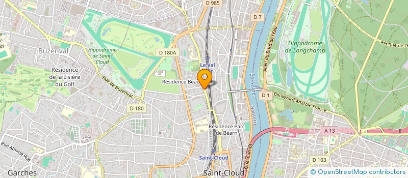 localisation de l'entreprise SOCIETE D'EXPLOITATION DU RELAIS DE SAINT CUCUFA à SAINT-CLOUD