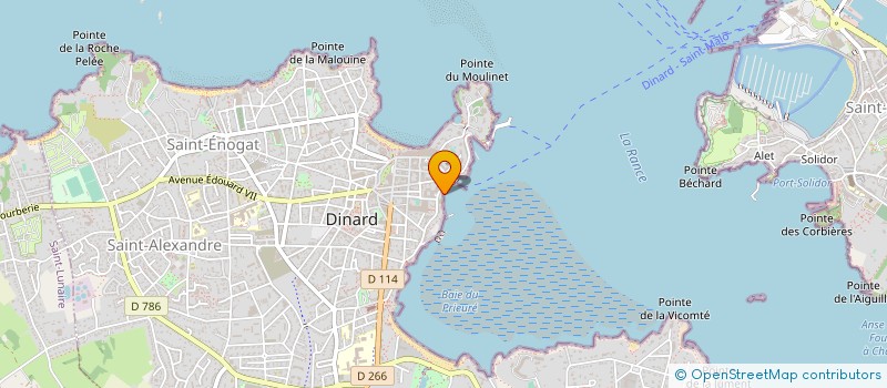 localisation de l'entreprise SOCIETE D EXPLOITATION DU RESTAURANT DU YACHT CLUB DE DINARD à DINARD