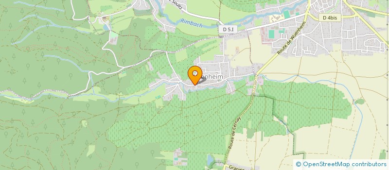 localisation de l'entreprise SOCIETE D'EXPLOITATION DU RESTAURANT FEDER KOEHL  BERRWILLER