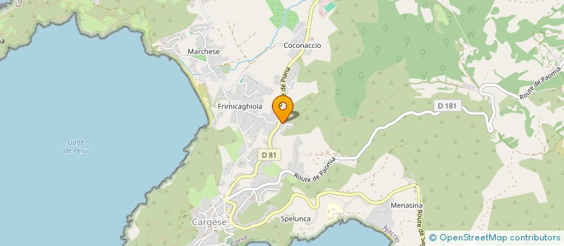 localisation de l'entreprise SOCIETE D'EXPLOITATION DU SAINT JEAN à CARGESE