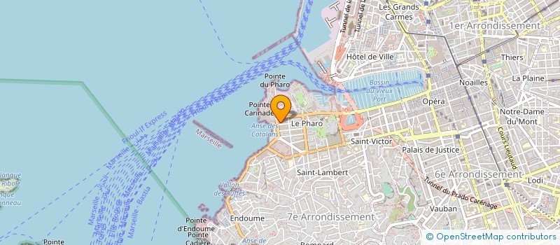 localisation de l'entreprise SOCIETE D'EXPLOITATION DU STUDIO 3  MARSEILLE