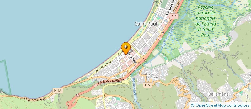 localisation de l'entreprise SOCIETE D'EXPLOITATION DU SUPERMARCHE DE SAINT PAUL à SAINT-PAUL