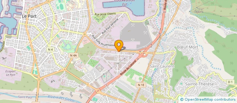 localisation de l'entreprise SOCIETE D'EXPLOITATION DU SUPERMARCHE LE GUILLAUME à LE PORT