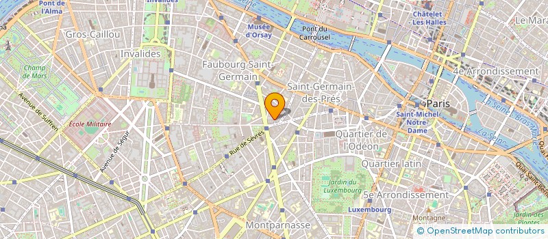 localisation de l'entreprise SOCIETE D EXPLOITATION DU THEATRE RECAMIER  PARIS 07