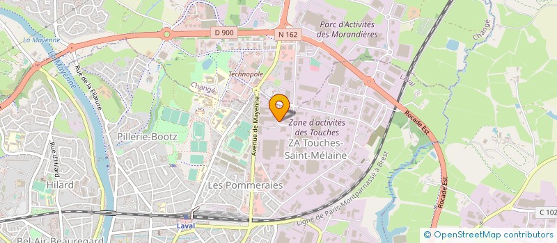 localisation de l'entreprise SOCIETE D'EXPLOITATION DU VENT ET DES METAUX à LAVAL