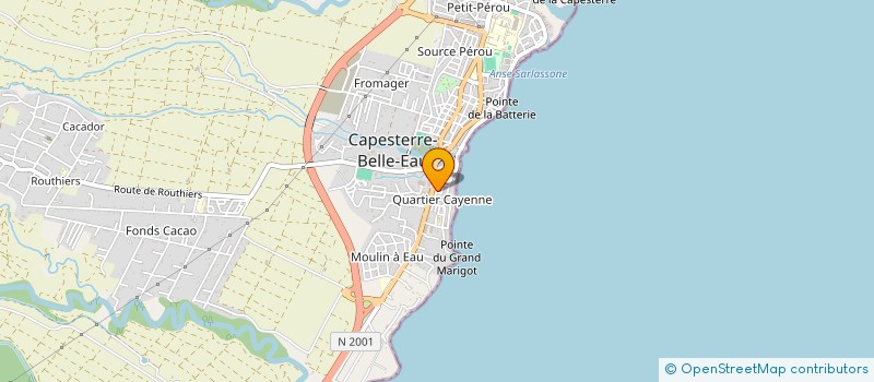 localisation de l'entreprise SOCIETE D'EXPLOITATION DUMANOIR à CAPESTERRE-BELLE-EAU
