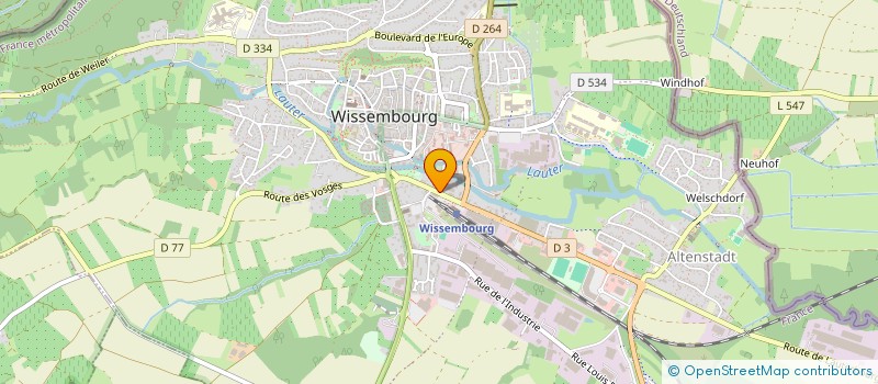 localisation de l'entreprise SOCIETE D EXPLOITATION E KEIL  WISSEMBOURG