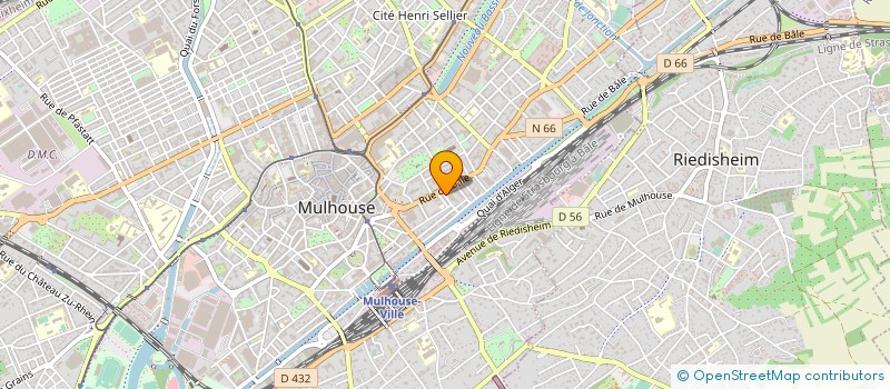 localisation de l'entreprise SOCIETE D'EXPLOITATION EBENISTERIE KARM à MULHOUSE