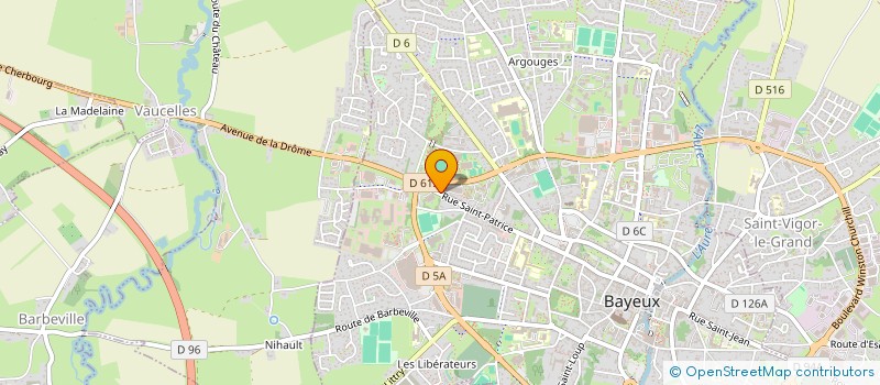 localisation de l'entreprise SOCIETE D EXPLOITATION EN PARTICIPATION ROUXEL à BAYEUX