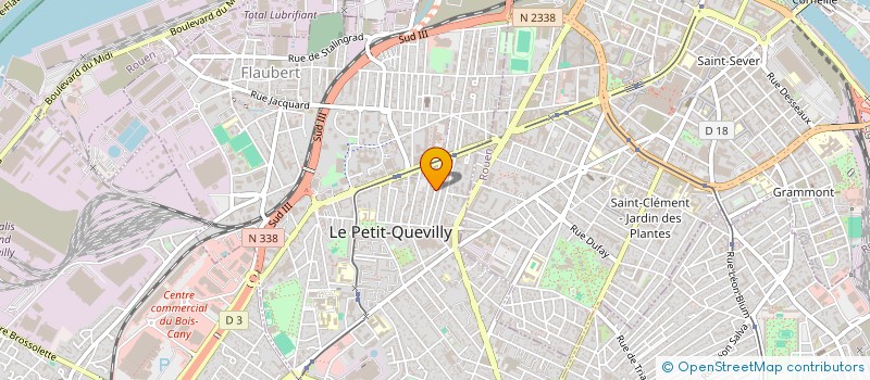 localisation de l'entreprise SOCIETE D'EXPLOITATION ENTREPRISE CAYEUX à LE PETIT-QUEVILLY