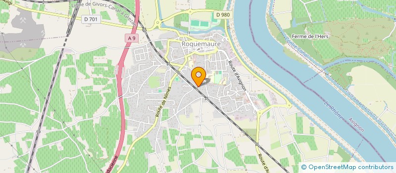 localisation de l'entreprise SOCIETE D'EXPLOITATION ENTREPRISE DE CONSTRUCTION FATIRAS  ROQUEMAURE