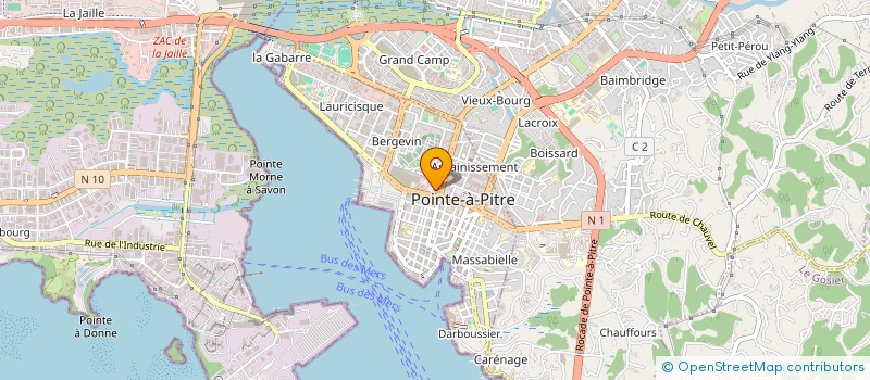 localisation de l'entreprise SOCIETE D'EXPLOITATION ET DE DISTRIBUTION DE SAINT JULES  POINTE-A-PITRE