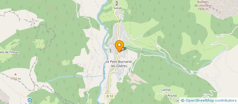 localisation de l'entreprise SOCIETE D'EXPLOITATION ET DE GESTION D'ACTIVITE AUTOMOBILE  GLIERES-VAL-DE-BORNE